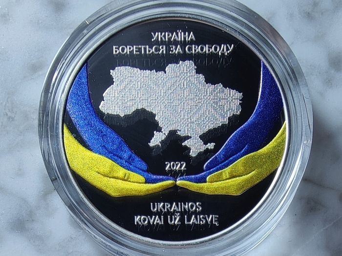 Lithuania 10 Euro Silver (.925) Proof Coin 2022 - Ukraine's Fight for Freedom