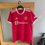 Assortment of Manchester United Jersey's. Image 9