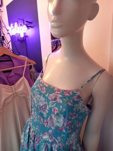 Laura Ashley 1980s Vintage Dress