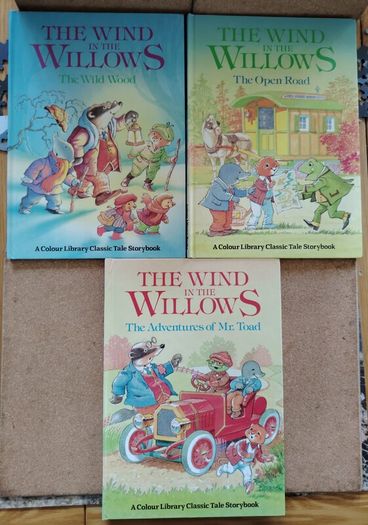 The Wind in the Willows  3 Book Vintage Set 1990  Perfect Condition