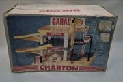Vintage Toy Charton Garage Pump Service New