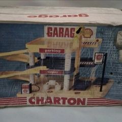 Vintage Toy Charton Garage Pump Service New
