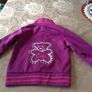 Girls new zip jacket 6/12 mths Image 3