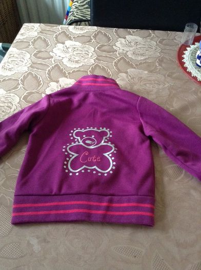 Girls new zip jacket 6/12 mths