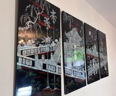 Lacquer and Mother of Pearl heavy panels