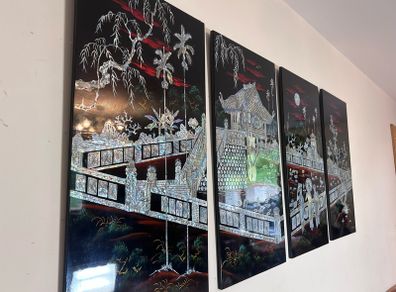 Lacquer and Mother of Pearl heavy panels