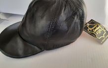 New genuine leather cap tag attached