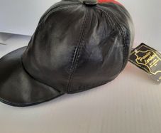 New genuine leather cap tag attached
