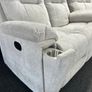 New Hudson Fabric Recliner Sofas with Hidden Cupholders Image 7