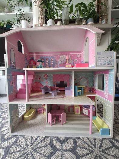 Wooden dolls house