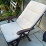 Teak garden table & chairs Image 10