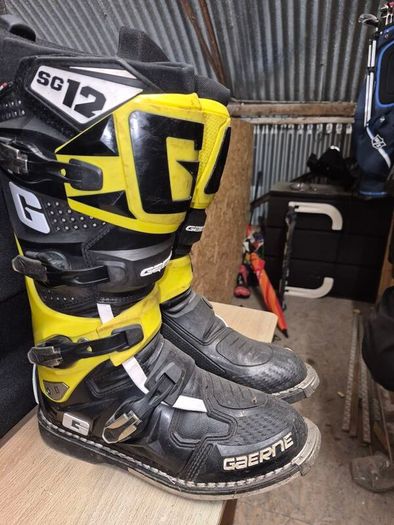motorcross boots and road bike boots