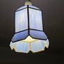 Blue Glass Lampshade Image 5