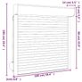 Roller Shutter Aluminium 100x100 cm White Image 7