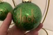 Personalised glitter bauble