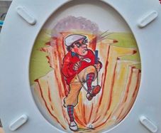 Looprints Golf Toilet Seat