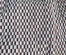 Ladies geometric plisse pants uk10