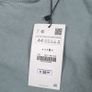 Zara Muted Green Blue Raw Frayed Hem Slim Fit Cropped Jeans 14UK/42EU Image 4