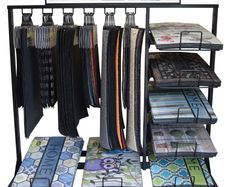 Doormats shop display stand