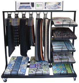 Doormats shop display stand