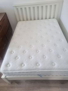 Double Mattress + Wooden Frame
