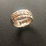 sterling silver ring with wide band Image 4