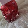 Halloween Red Glass Skull Candy Dish Image 5