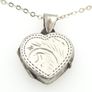 Vintage 925 Sterling Silver Locket Necklace Image 3