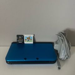 Blue Nintendo 3DS XL Console Bundle with Animal Crossing New Leaf and Offical Charger