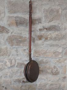 1800's Antique bed warmer pan