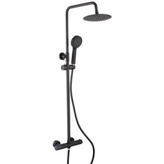 EX Display Black Dual Exposed Shower