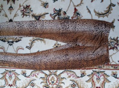 Ladies lycra leggings new  UK8 leopard print