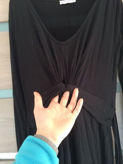 Pregnancy/ maternity black dress, size 12