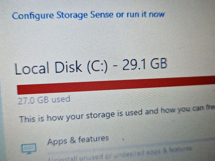 HP Stream, 32GB HDD, 2GB Ram, Windows 10, Blue, in excellent condition