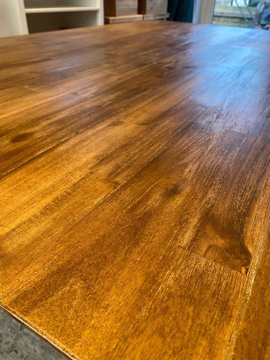dining table and bench