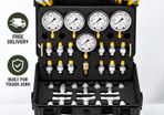 Hydraulic Pressure Test Kit 600 Bar Excavator Tractor Machinery 5 Gauges