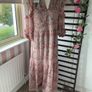 dress Bnwt indie + moi grey pattern long boho style dress T1 Image 6