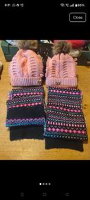 Girls winter Hat and scarves.