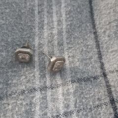 Sterling silver cz earrings