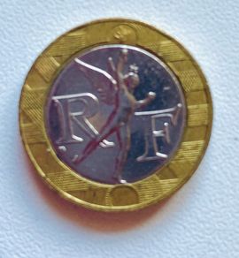 1989 - France - 10 Francs coin