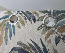 curtains and matching cushions