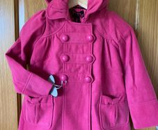 Brand New Girl's Elegant Pink Peacoat Dunnes Stores