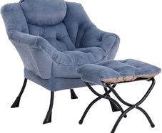 Reading Chair with Ottoman [Brand New]