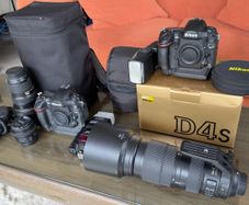 Nikon D4S cameras and lenses