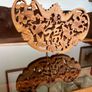 Unique Hand Carved Chinese Wood Plaque Good Fortune and Wealth Symbols Image 4
