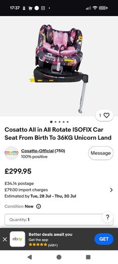 Car seat Cosatto All in All Rotate
