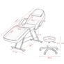 Adjustable Massage Bed Chair For Salons Home Beauty Balance Massage Treatment Body Care Therapy Tattooing Fast Delivery Image 6