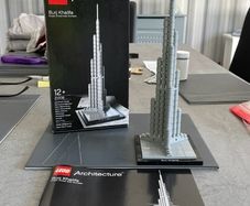 burj Khalifa  Lego architecture
