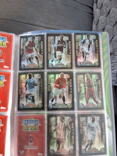 Match attax cards 07/08