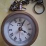 heavy brass 850g nautical paperweight clock Image 2